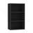 Wall Cabinet 36" H, 3 Shelves, Black-1523260965