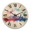Horloge murale en bois massif Parilee-1602379741