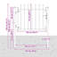 130 cm W Gate Fencing