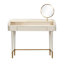 Bureau de coiffeuse en cuir Carleen Penelope-1587402876