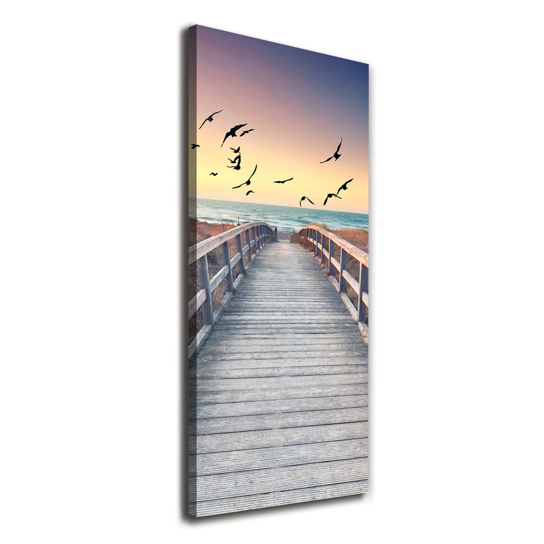 Kunstdruck Path To The Beach auf Leinwand