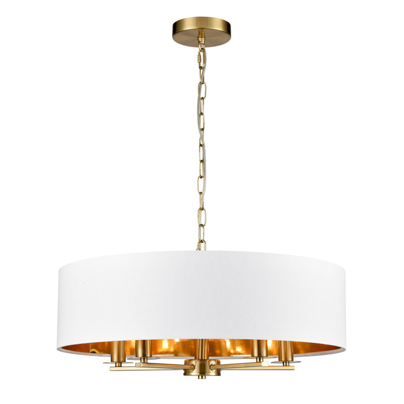 Sonovia - Light Drum Pendant, 13.2cm H x 22cm W x 22cm D, Brass