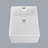 Durable White Ceramic Single Bowl Kitchen Sink with Scratch-Resistant and Easy-Clean Surface, Perfect for Modern Kitchens