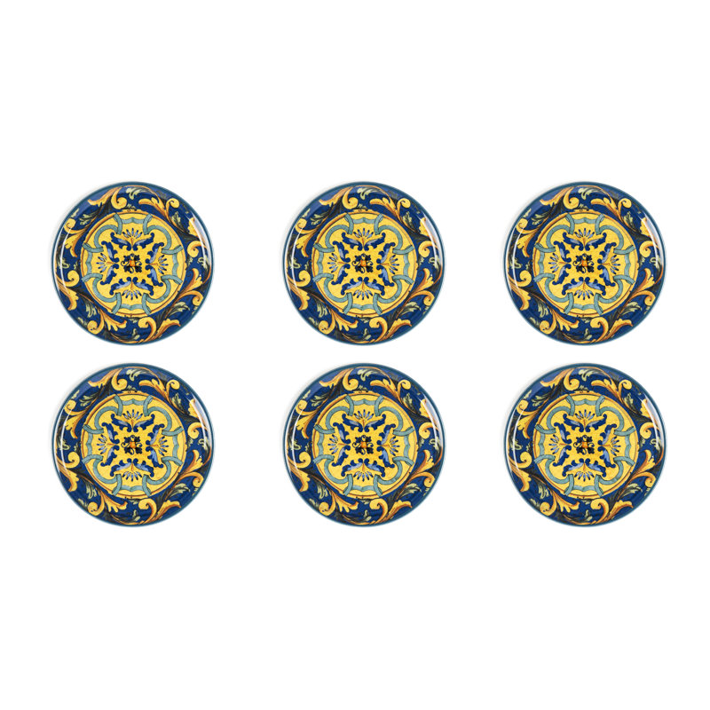 Trinacria 31.5Cm Porcelain China Commercial Dishwasher Safe Dinner Plate , Set of 6