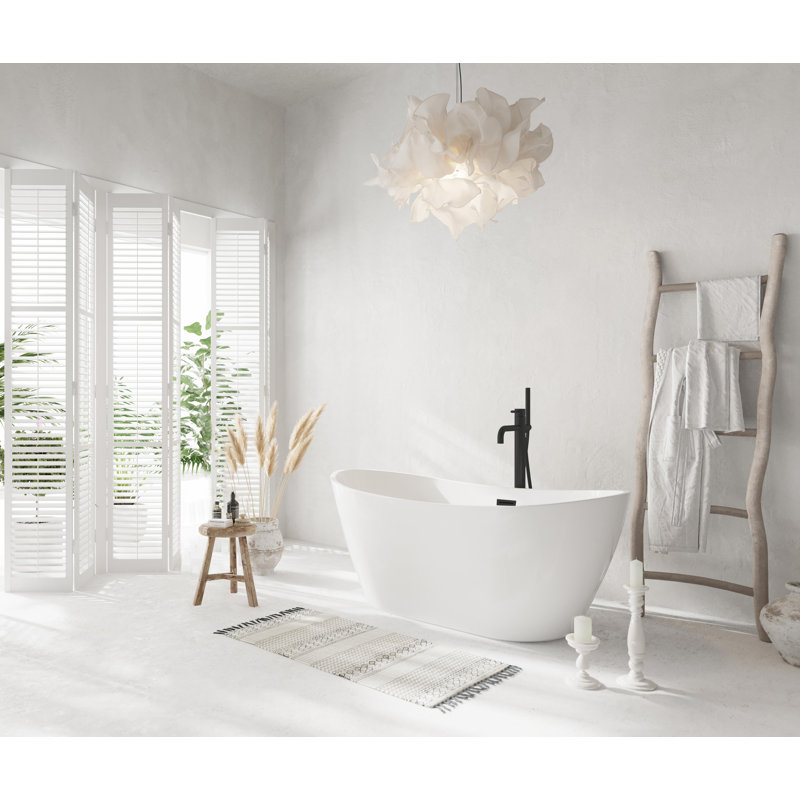 Baignoire de trempage 54 "x 29" Ardis, Noir mat