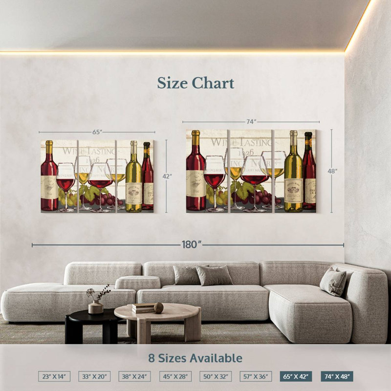 Yarlin Wine Tasting I, 42" H x 65" W