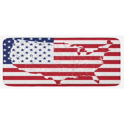 Tapis de cuisine american flag
