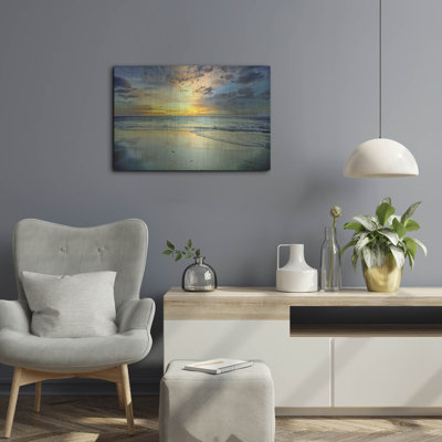 «Caribbean Epilogue» par Mark A Paulda, art mural en métal, 24 po x 16 po