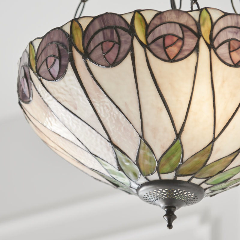 Narendra 3 - Light Bronze Bowl Pendant