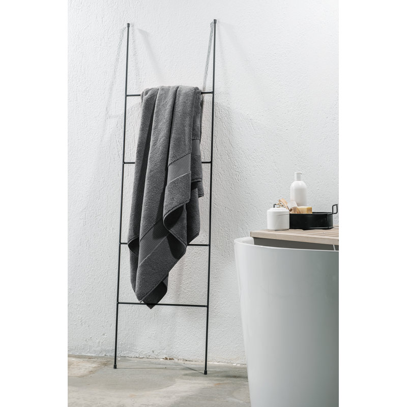 Ultra-Soft Wash Towel, Dark Grey, 11.8 x 19.7 inches | 80% Cotton / 20% Bamboo Blend, 16.2 oz/sq yd | Highly Absorbent & Quick-Drying | Perfect for Home, Spa, and Gym, Machine Washable, Durable & Luxurious Feel