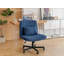 Chaise de bureau moderne, fauteuil de bureau d'ordinateur en lin-696757908