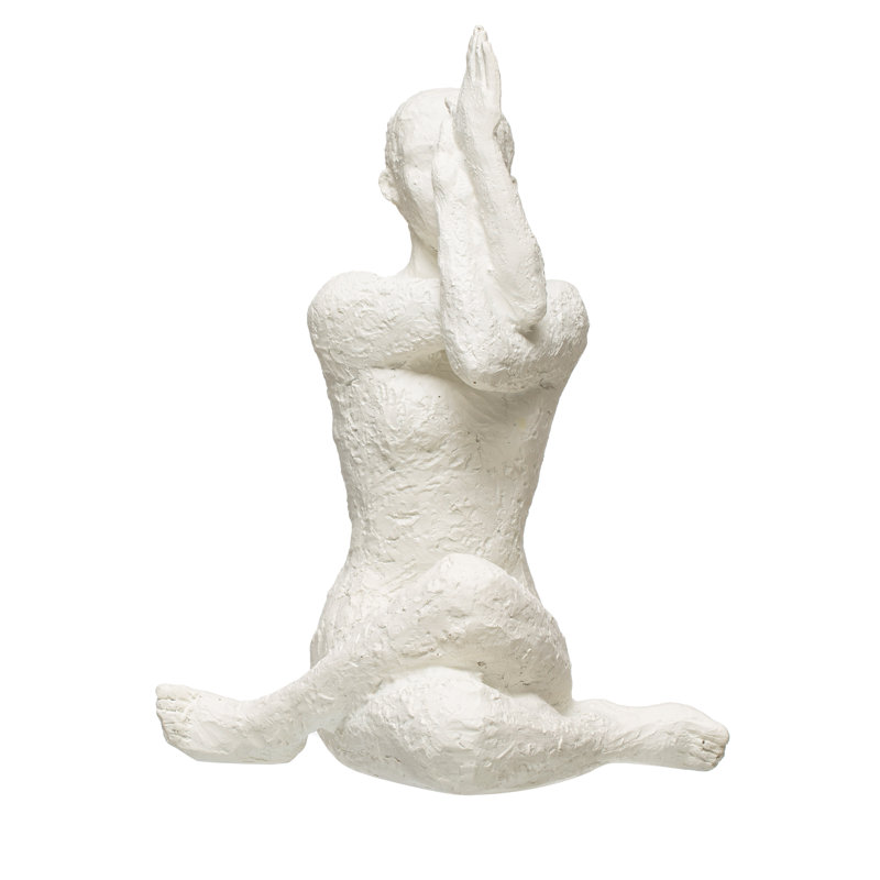Figurine de yoga en résine d'inspiration barbatti