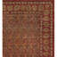 Wool Oriental Area Rug in Rust-1222834016