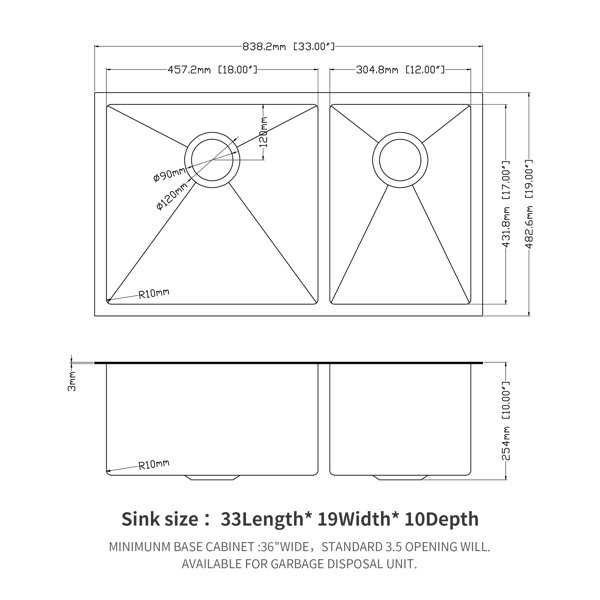 Dimensions du produit