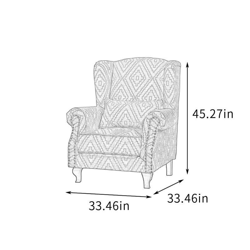 Fauteuil inclinable simple de style américain