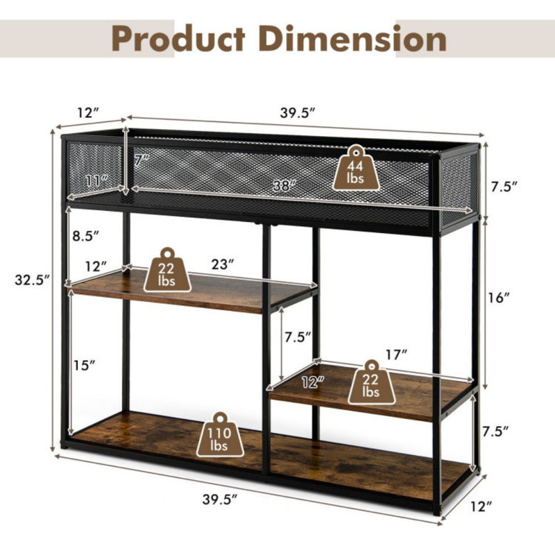 Canaan 39.5'' Console Table