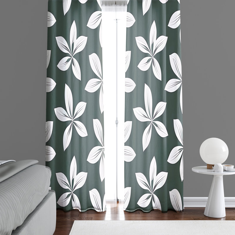 Breighton Semi Sheer Curtain Pair, 56" W x 78" L