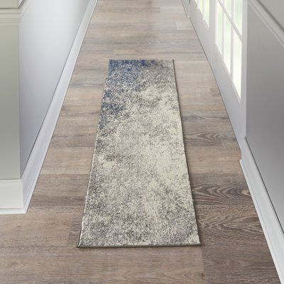 Tapis abstrait gris anthracite / gris Abbate