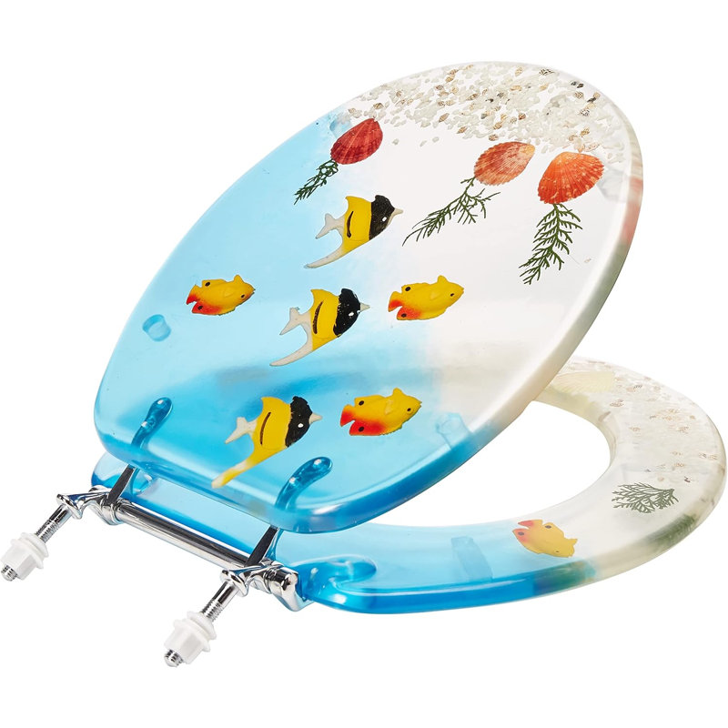Round Toilet Seat and Lid, 17"