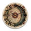 Horloge murale en bois massif Maryesther-1302417573