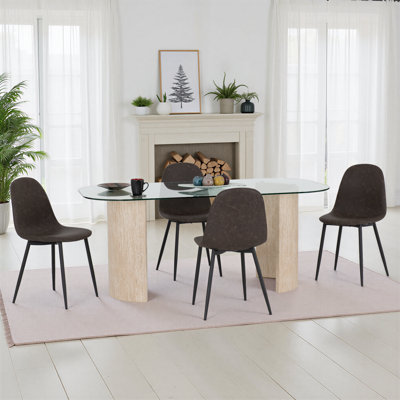 Modena & Athens 4 - Person Dining Set