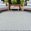 Tapis bleu clair tissé à plat Hezekiel Southwestern-302110000