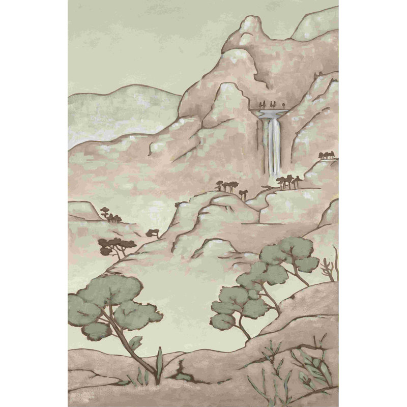 Non-Emb. Paysage chinois I, H 36 po x l 24 po