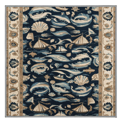 Tapis persan gris lavable à la machine
