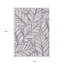 Tapis beige lavable 10 pi x 14 pi intérieur / extérieur floral