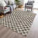Machine Washable Indoor/Outdoor Xhevrie Brown Rug