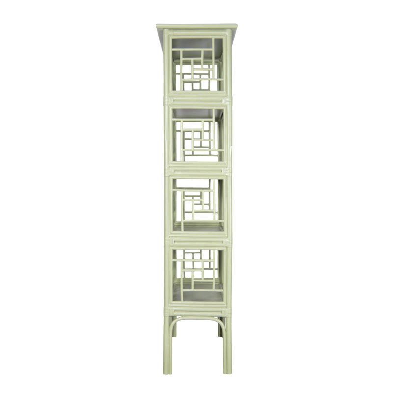 Chippendale Bookcase, Celery Green