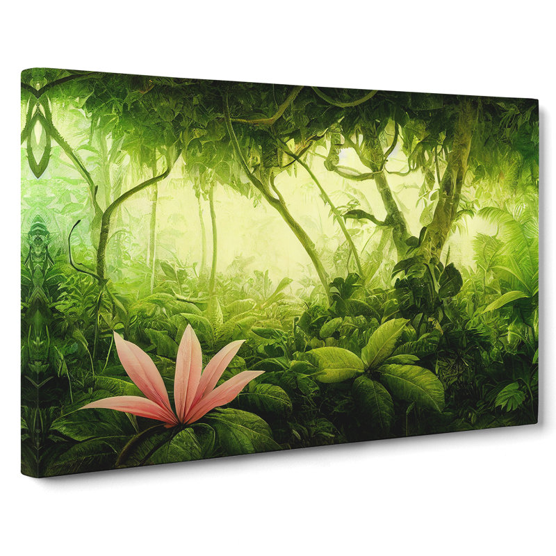 Jungle Plants - Wrapped Canvas, 35cm H x 50cm W x 3cm D