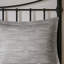 Modern 7-piece Grey Seersucker Comforter Set For Chic Bedrooms