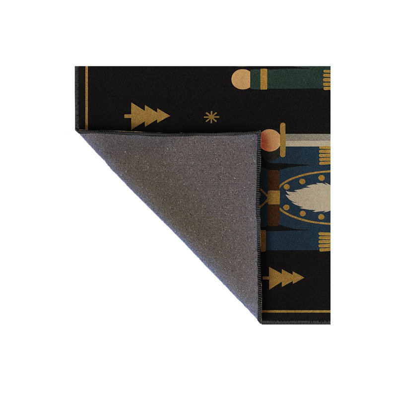 Tapis tissé crème à motif géométrique lavable Mosso, 4'11" x 7'7"