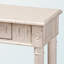 Console 1 tiroir Drewery au fini blanc délavé, H 31,22 po x l 31,21 po x P 9,61 po