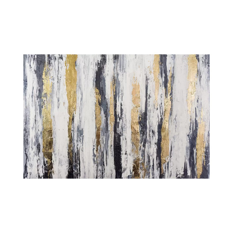 Parallelism by Nikki Chauhan - Painting on Canvas, Wrapped Canvas, 66.04 cm H x 45.72 cm W x 1.91 cm D
