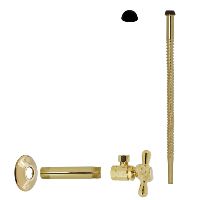 Flow Limiter/Regulator, Polished Brass