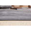 Tapis gris / blanc en polypropylène tissé à la machine Caleal-2046069519