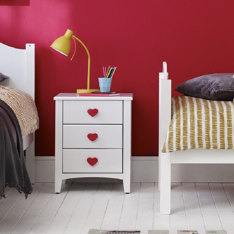 Holly 3 Drawer Nightstand