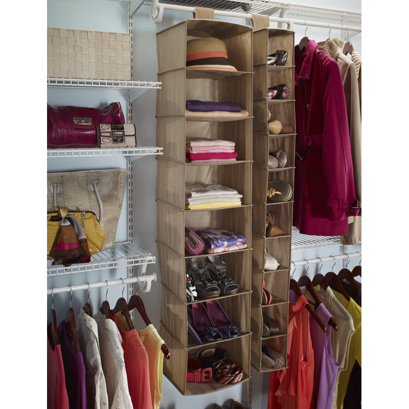 8 - Shelf Hanging Organizer, Tan