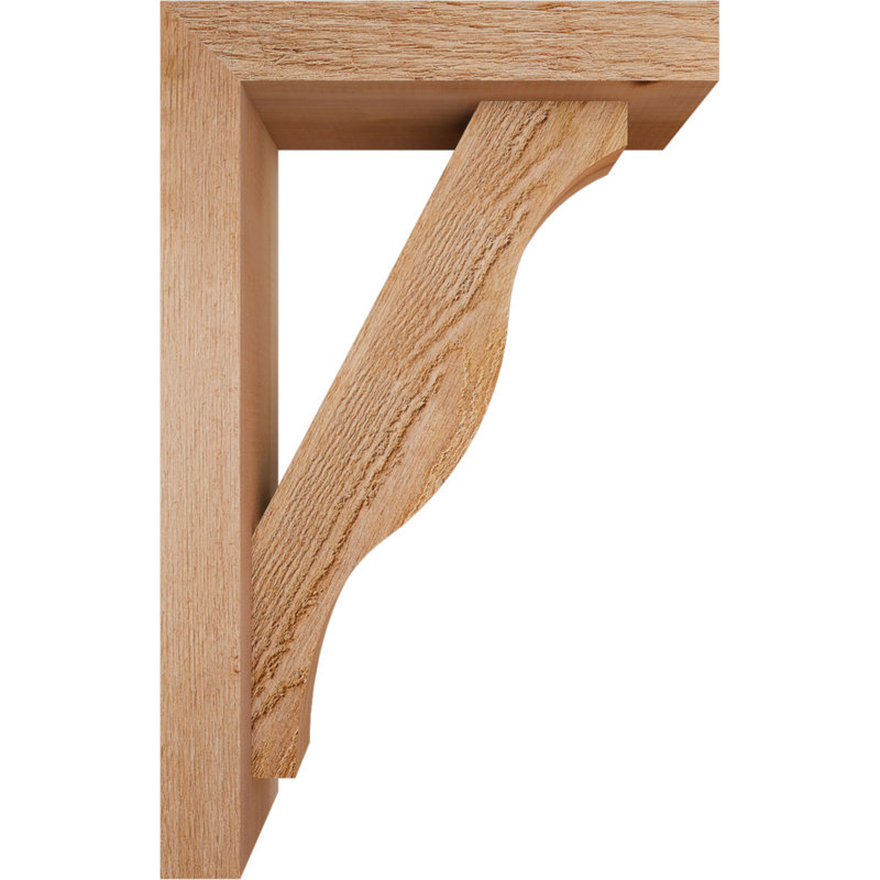 Support Funston Block avec support décalé, 22 x 14, Cèdre rouge occidental de l 4 po (scié brut)