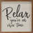 Relax You're On River Time White-937094377