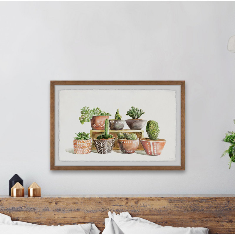 All About Patterns by Parvez Taj - Single Picture Frame Painting, 20 cm H x 30 cm W