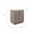 Foosland Chestnut 30" Carrara White Marble Countertop Bath Vanity with Faucet-317783348-375957723
