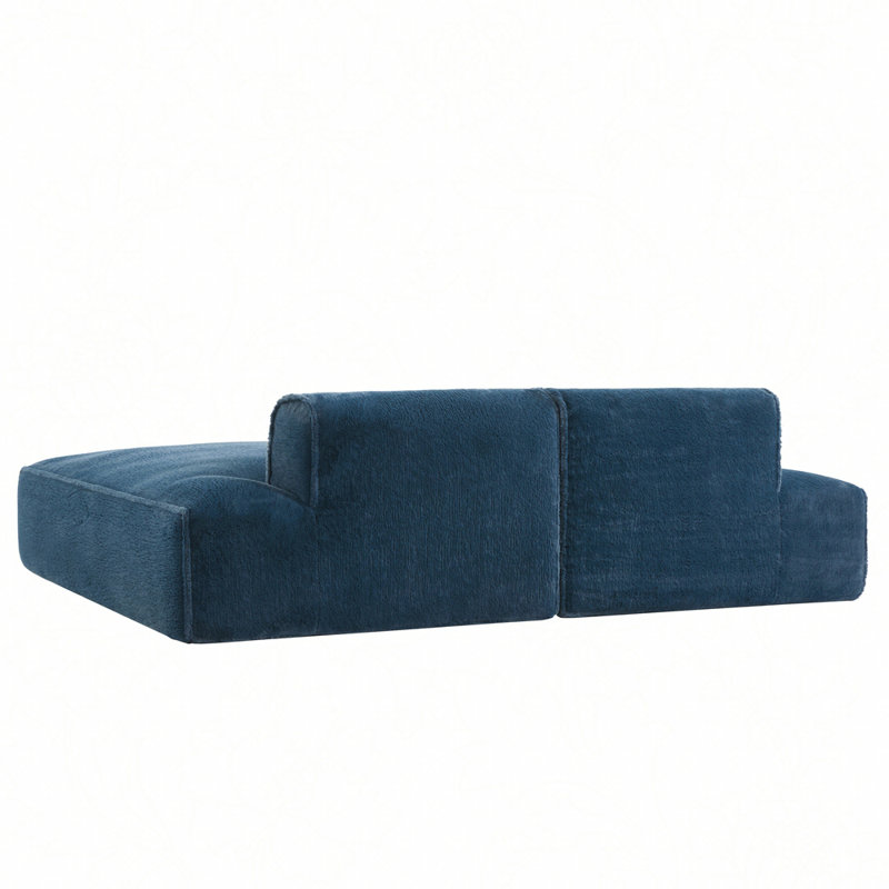 90"Oversized Modular Sectional Sofa,Fully Compressed,Spacious Foam-Filled Sofa Bed for Living Room,elderly - friendly design,2 PC Free Combination,No Assembly Required,3 Colours