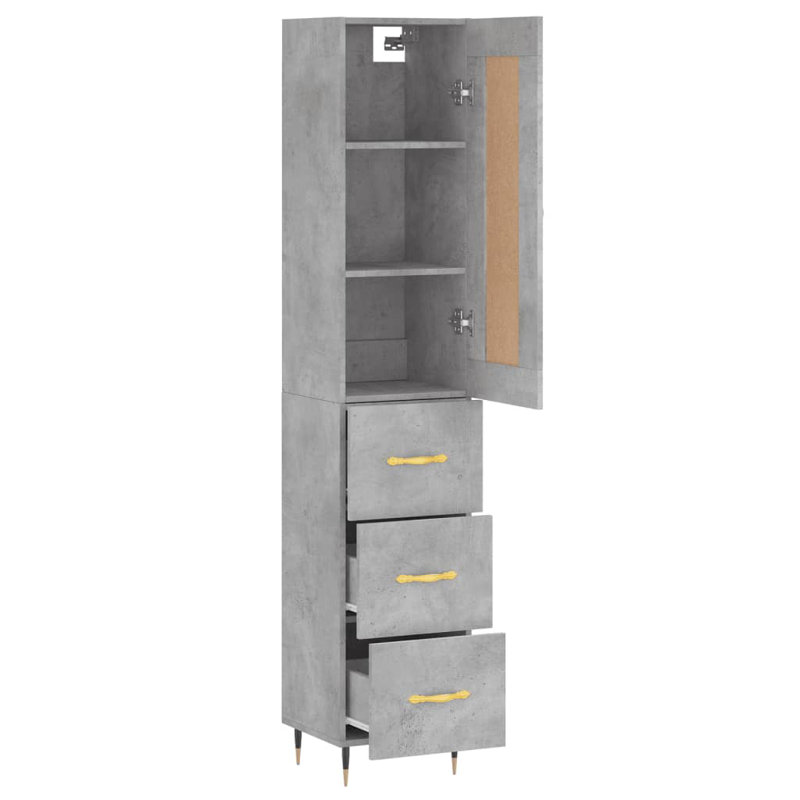 Muthiani 34.5cm Sideboard, Concrete Grey