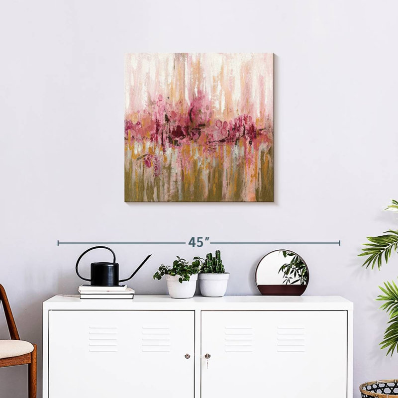 Pink Reflections, 24" H x 24" W