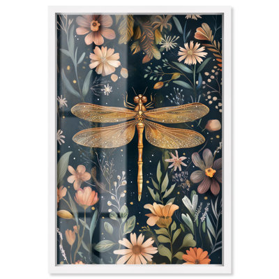 Décoration botanique Ruby Reed Rider III Shadowbox par Art Remedy