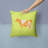 Cow Check Square Outdoor Throw Pillow-23813317-48710041