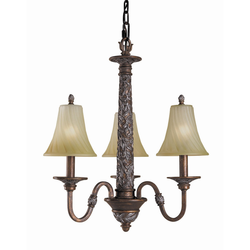 Lustre classique / traditionnel à 3 lumières Metts